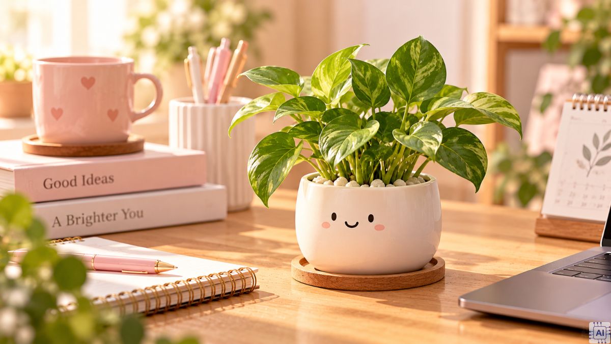 Cây để bàn mini là mộn món quà cho crush ngày 20/10