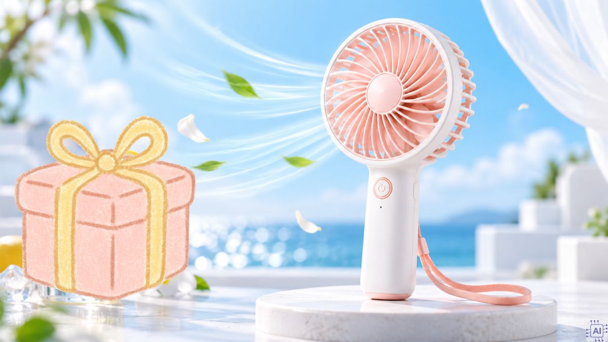 Tặng Quạt cầm tay mini cho crush