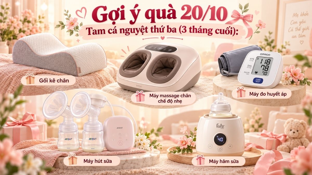 Món quà tặng mẹ bầu vào Tam cá nguyệt thứ ba (3 tháng cuối)