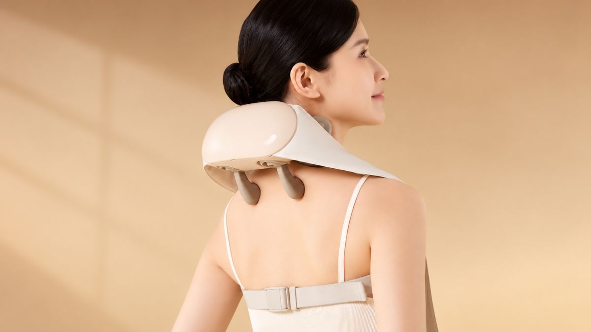 Máy massage chân, cổ vai gáy (chế độ nhẹ, tránh vùng bụng)