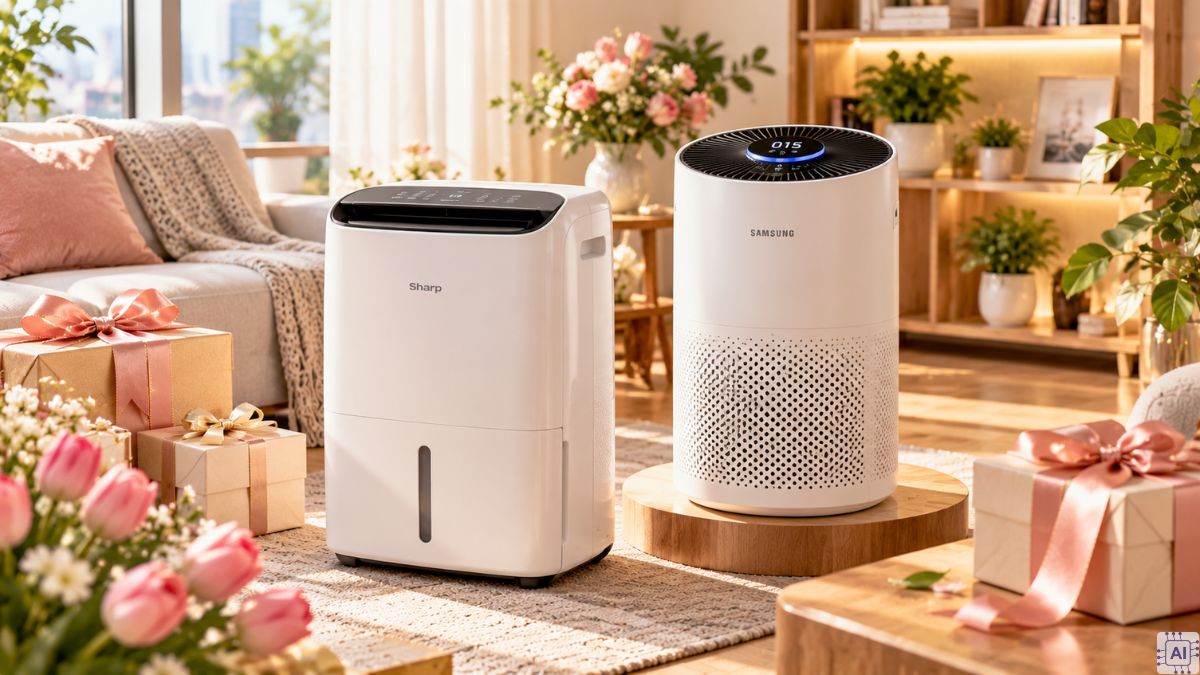 Quà tặng sếp nữ 20/10 Máy hút ẩm, máy lọc không khí
