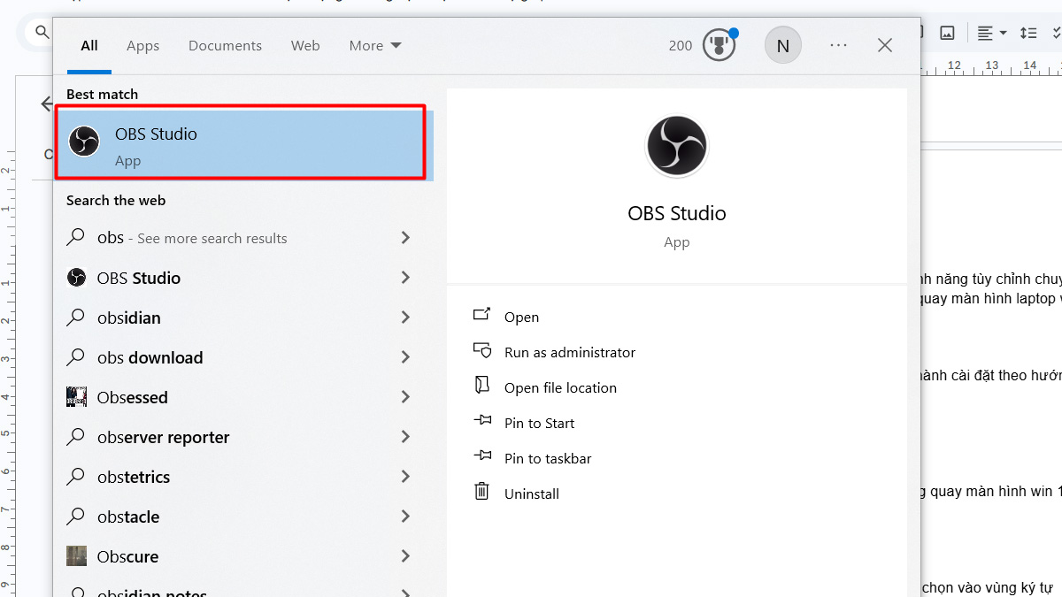 Cách để quay màn hình bằng phần mềm OBS Studio