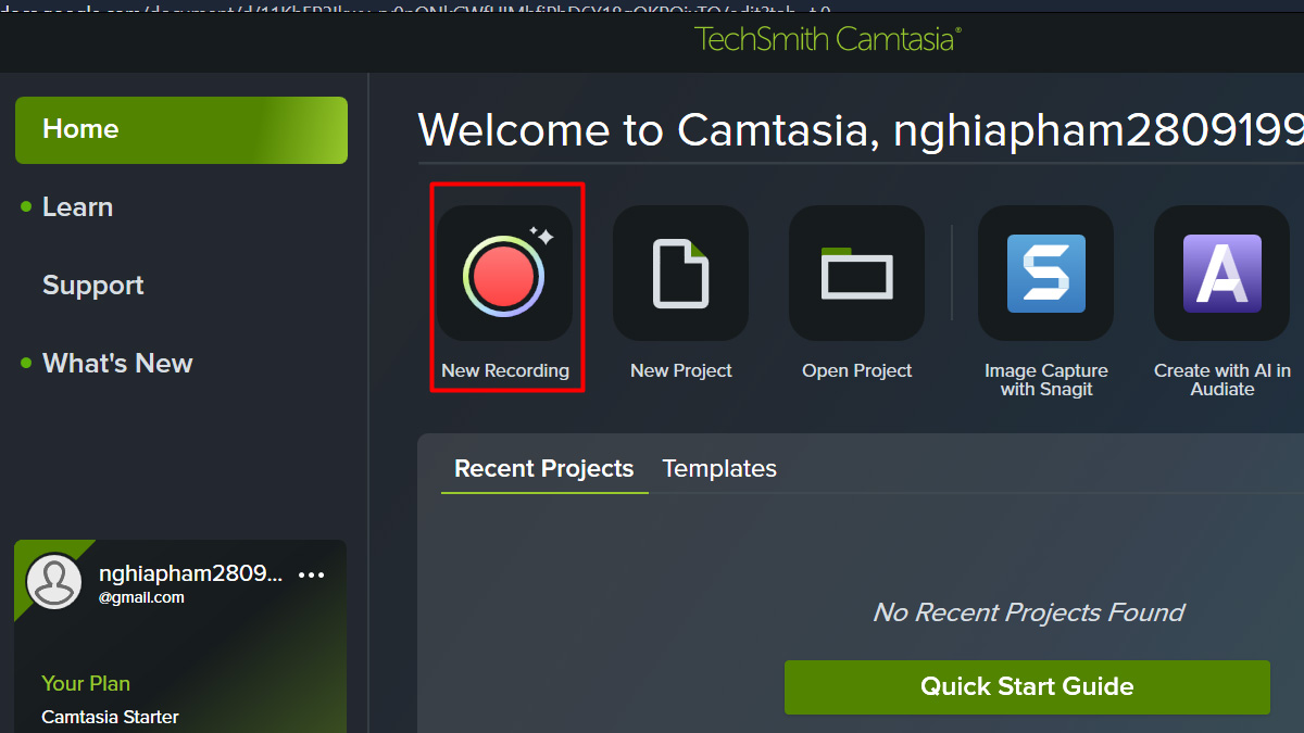 Cách để quay video màn hình Windows 10 bằng Camtasia