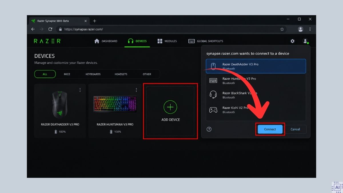 Trải nghiệm Razer Synapse Web trực tuyến nhanh chóng