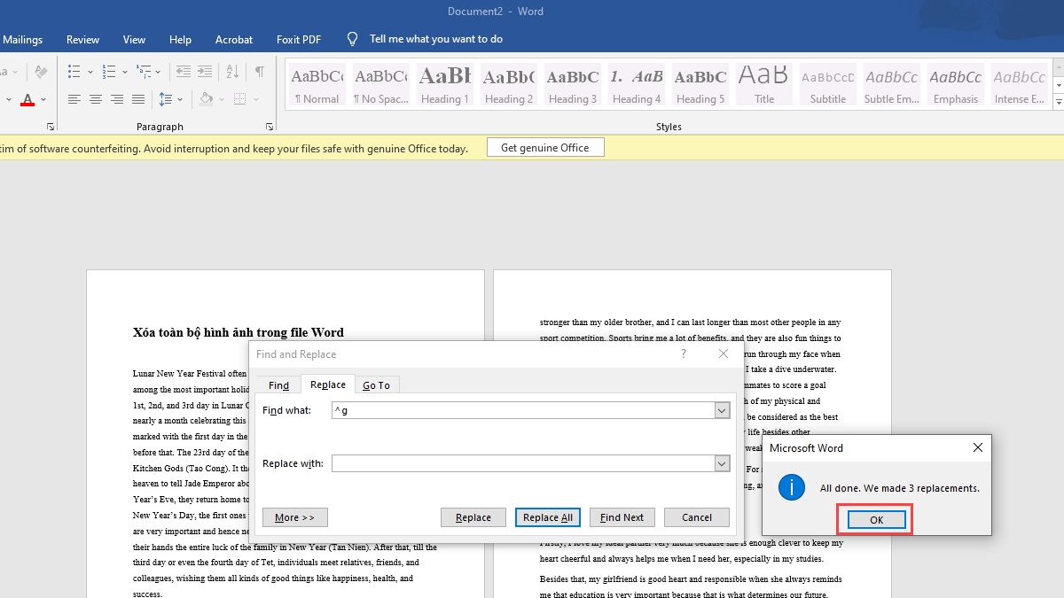 Tính năng Find And Replace trong Word có nhiều lợi ích