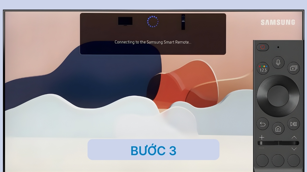 Cách ghép lại điều khiển Samsung sau khi reset