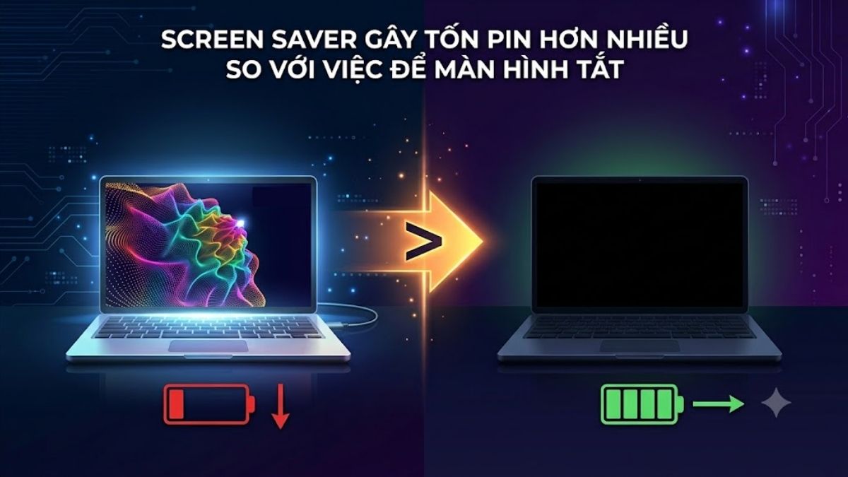 Sự thật về Screen Saver: Tiết kiệm hay tốn pin hơn?