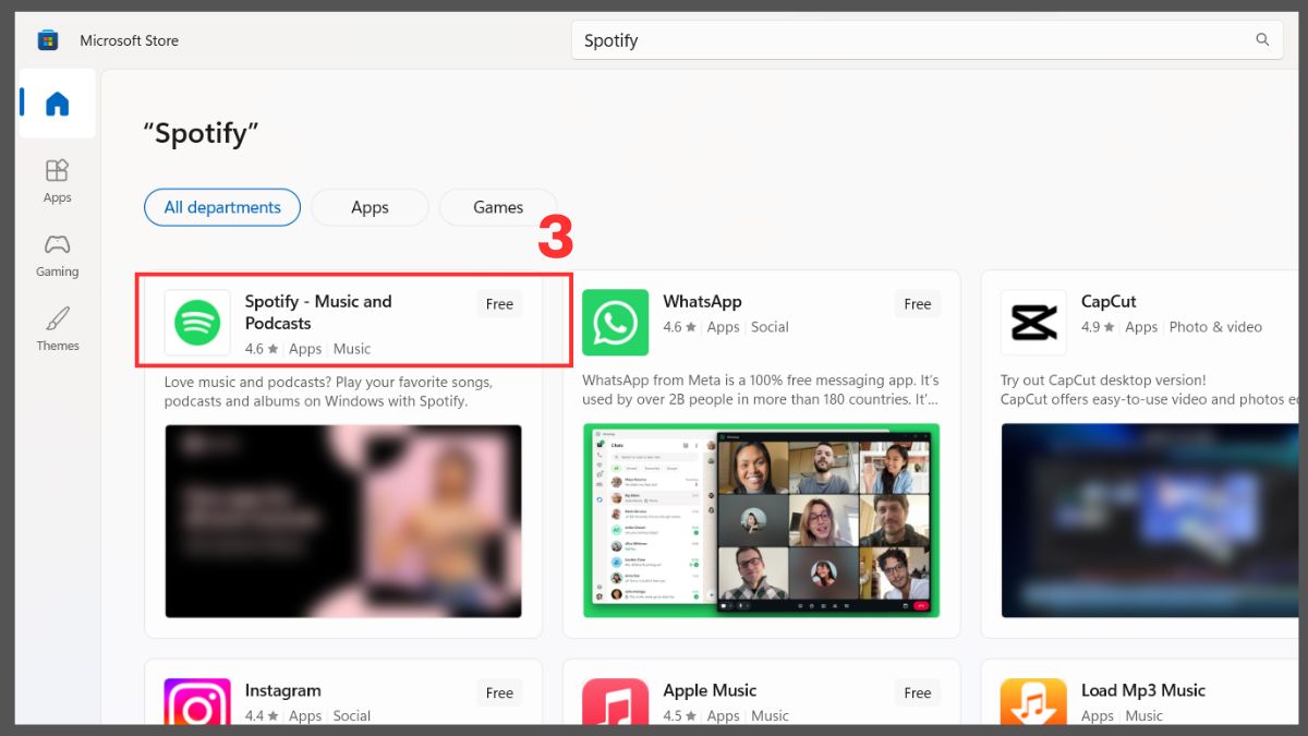 Cách tải Spotify trên Microsoft Store