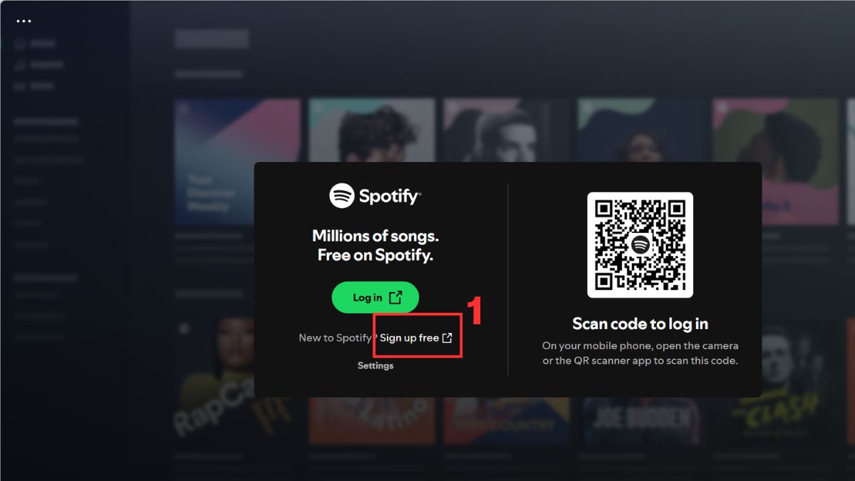 Các bước để đăng ký tài khoản Spotify mới