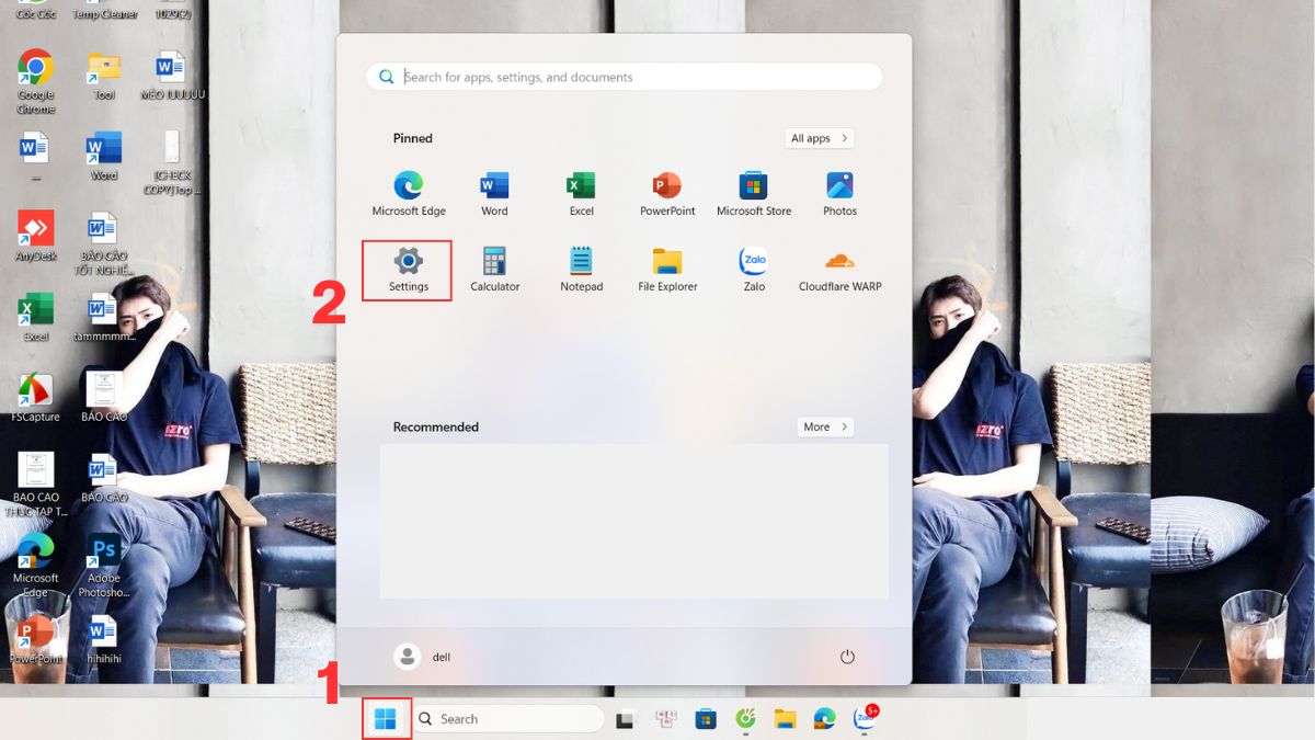 Bật/Tắt Sticky Keys thông qua Ease of Access