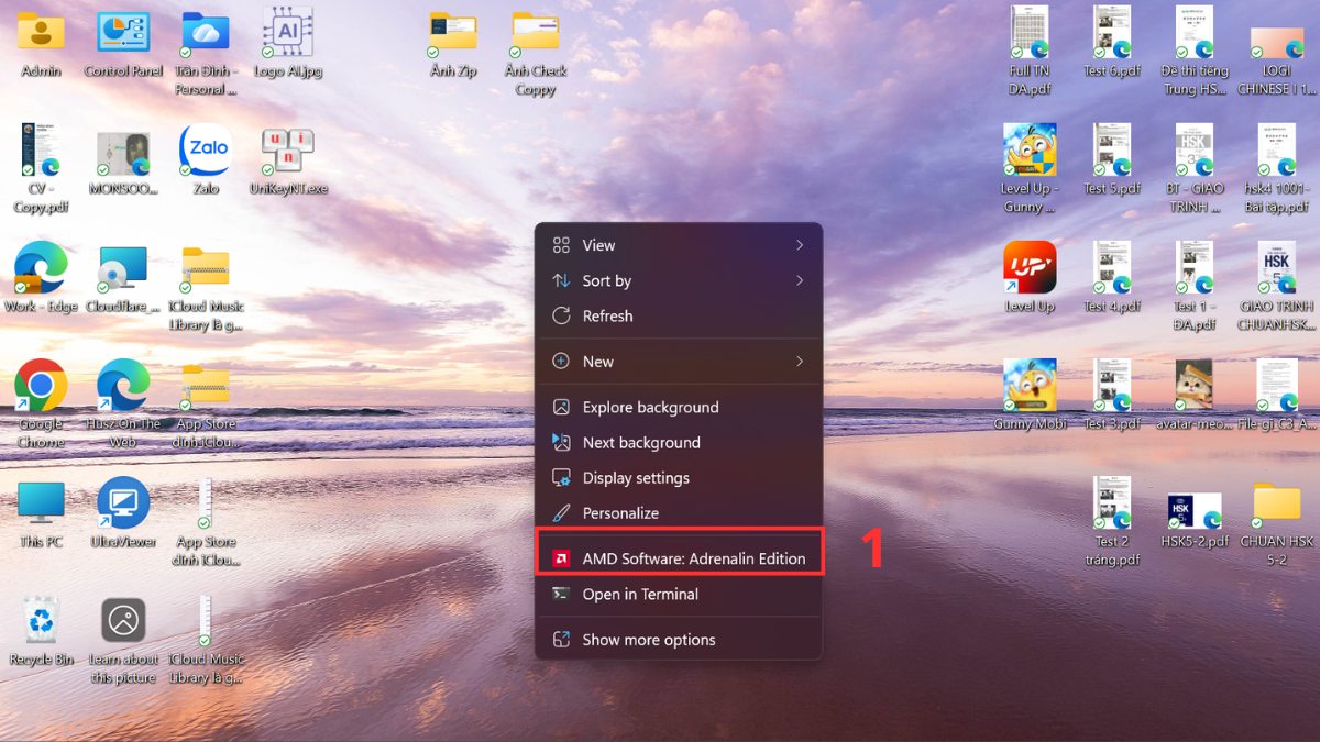 Sử dụng phần mềm quản lý Card đồ họa để tăng/giảm độ sáng của màn hình PC