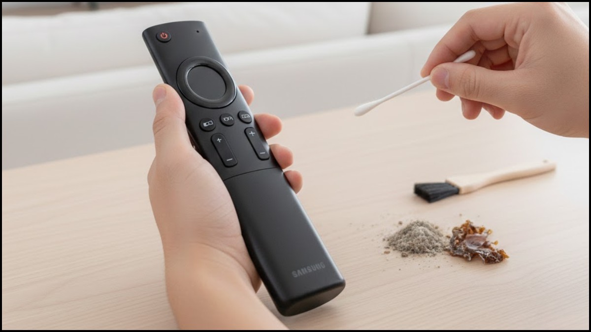 Vệ sinh sạch sẽ remote tránh kẹt phím