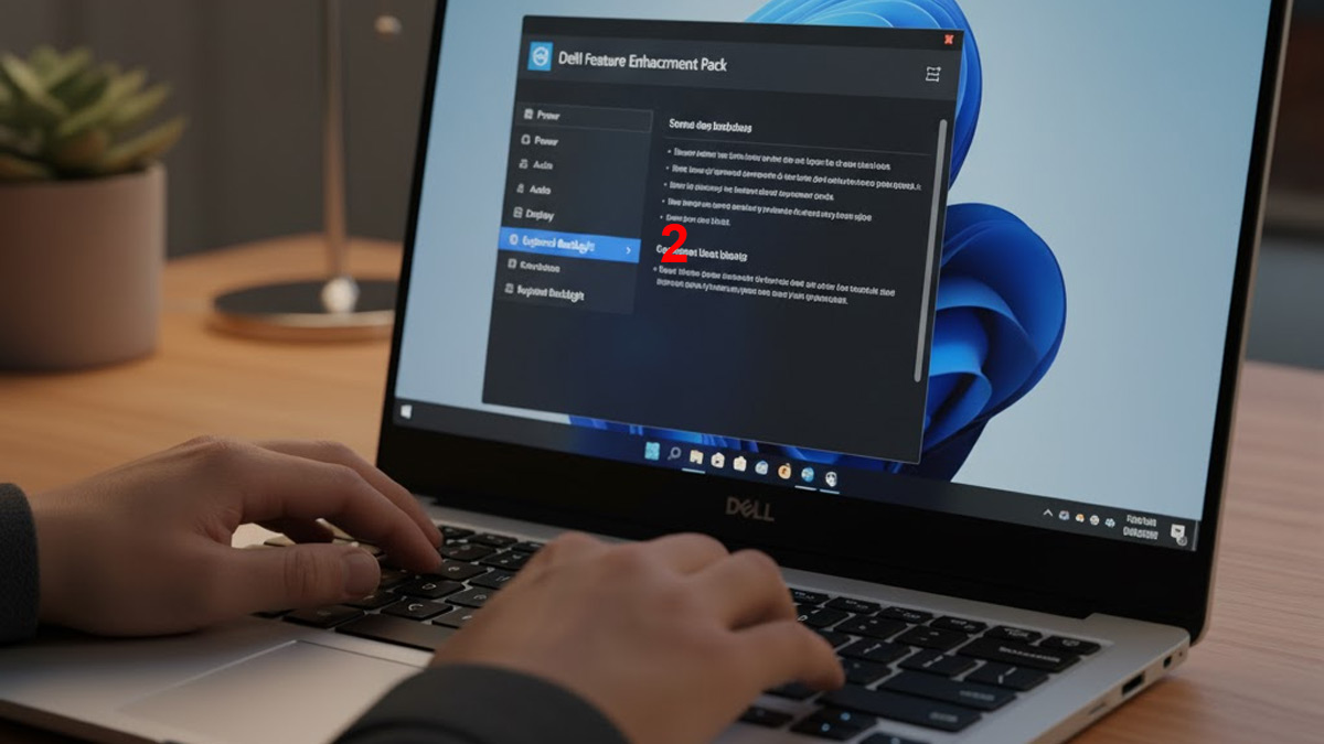 Bật đèn bàn phím laptop Dell bằng phần mềm Dell Feature Enhancement Pack