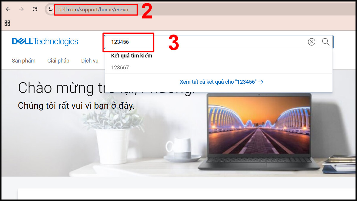 Kiểm tra lại cấu hình máy bằng Service Tag