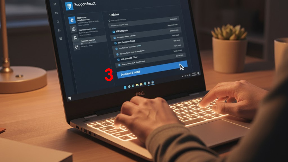 Cập nhật Driver & BIOS qua Dell SupportAssist