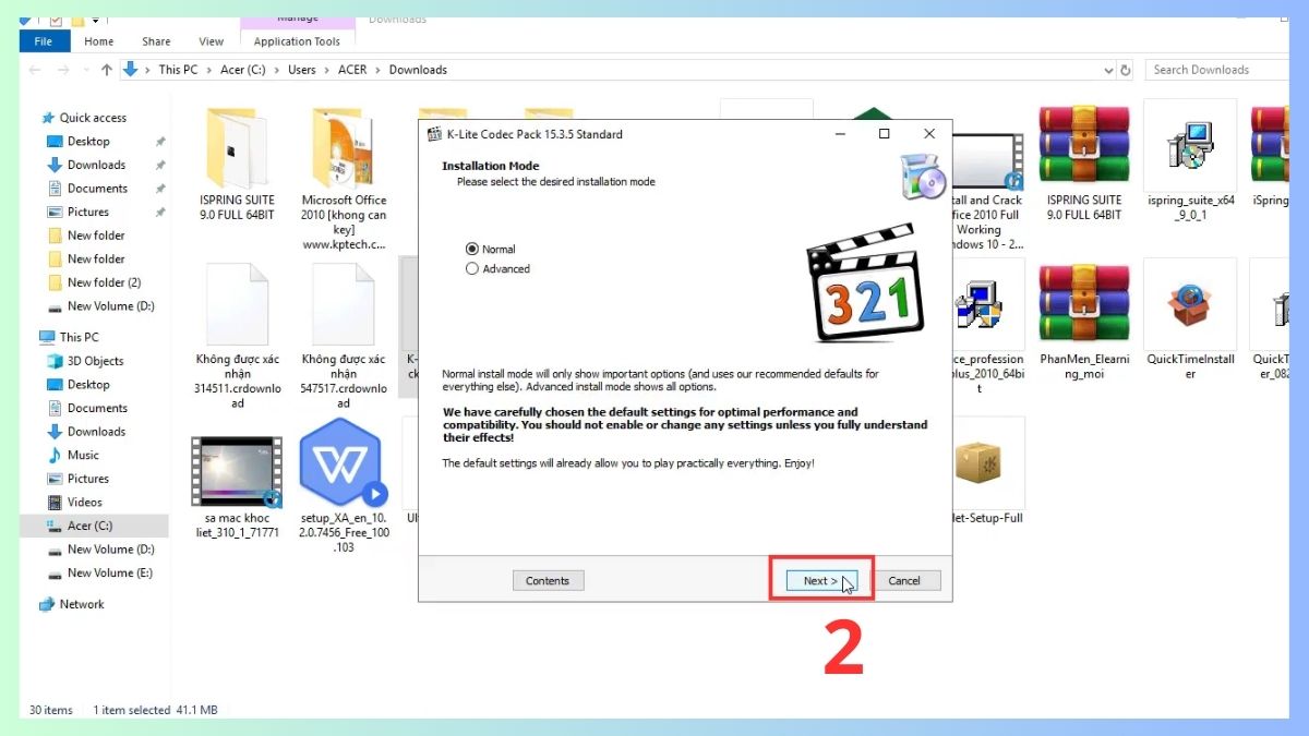 Cài đặt codec hỗ trợ video cho Windows