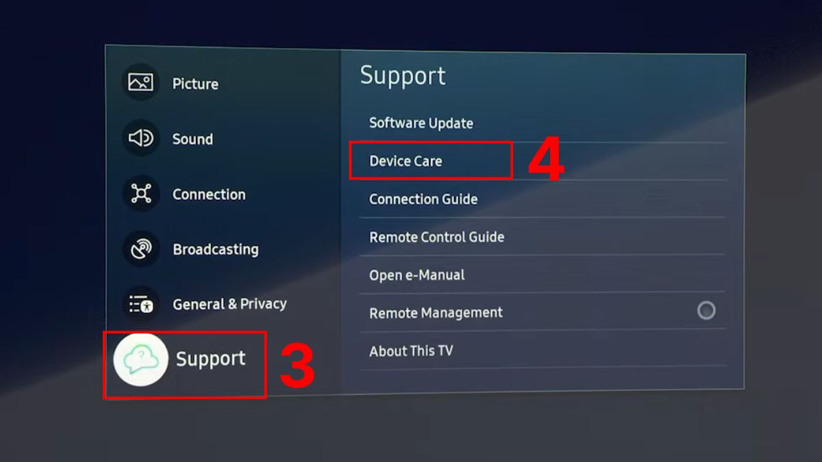 Tận dụng công nghệ chẩn đoán lỗi tự động trên Smart TV Samsung