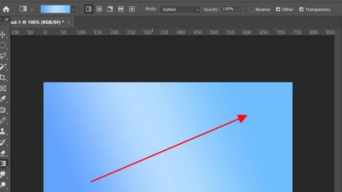 Sử dụng Gradient Tool