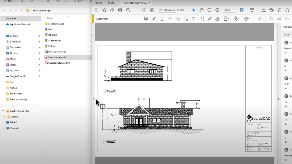 Hướng dẫn chi tiết cách tạo sheetset trong CAD