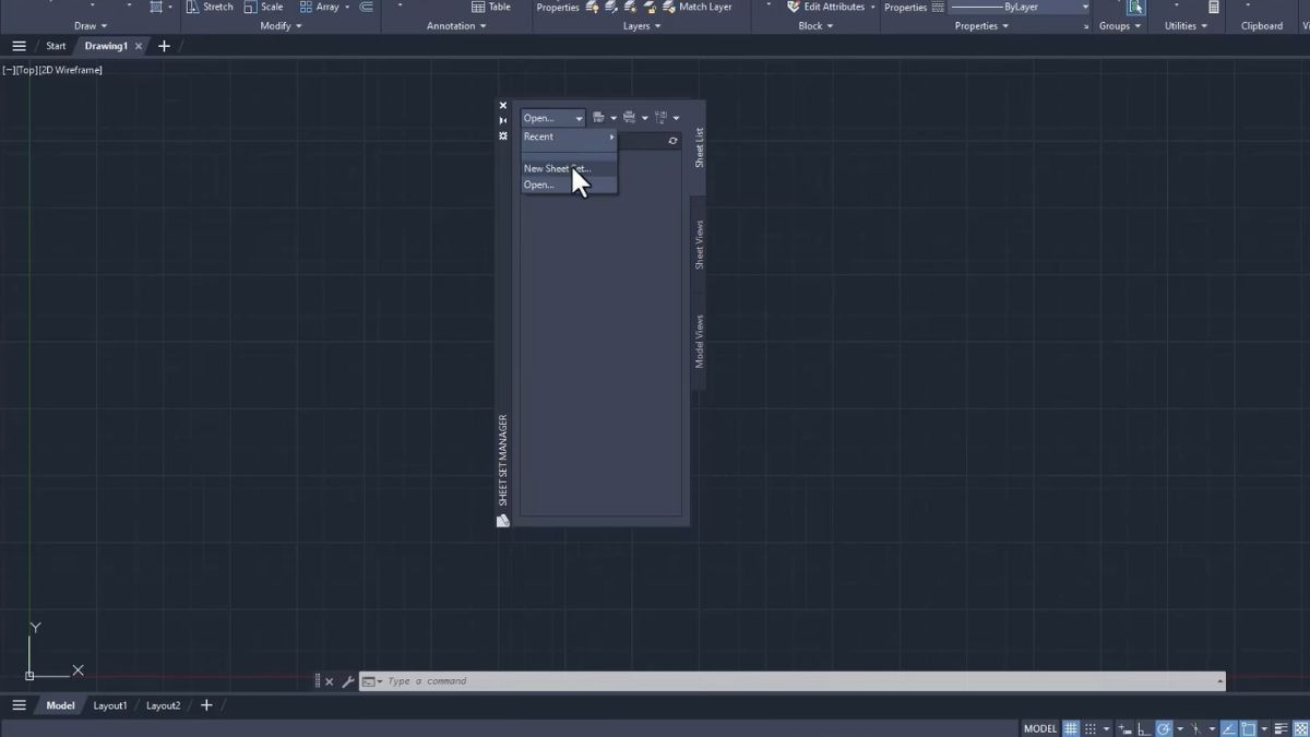 Hướng dẫn chi tiết cách tạo sheetset trong CAD