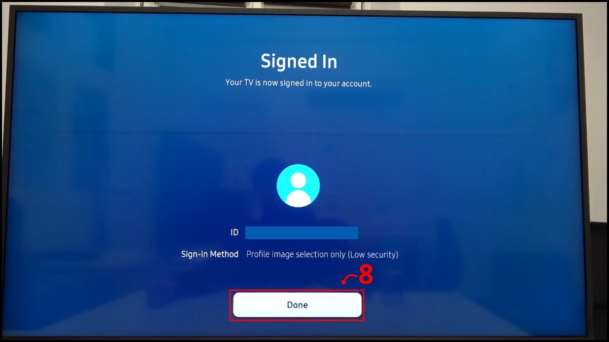 Cách đăng nhập tài khoản vào tivi Samsung