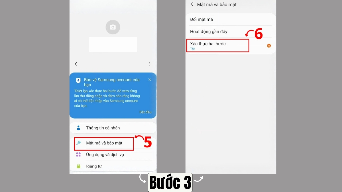 Cách bật xác thực 2 lớp cho tài khoản tivi Samsung