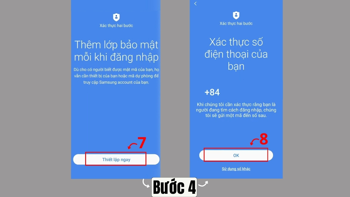 Cách bật xác thực 2 lớp cho tài khoản tivi Samsung