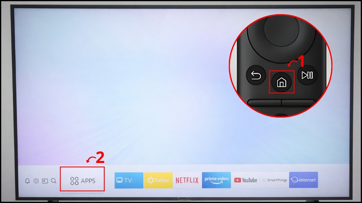 Tạo tài khoản tivi Samsung trực tiếp trên tivi