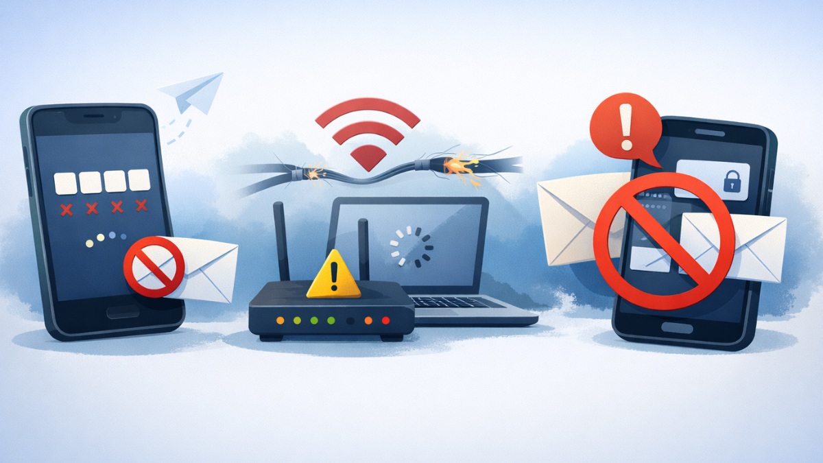 Không nhận được mã xác minh