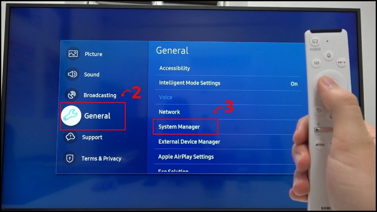 Cách đăng xuất hoặc xóa tài khoản Samsung khỏi tivi