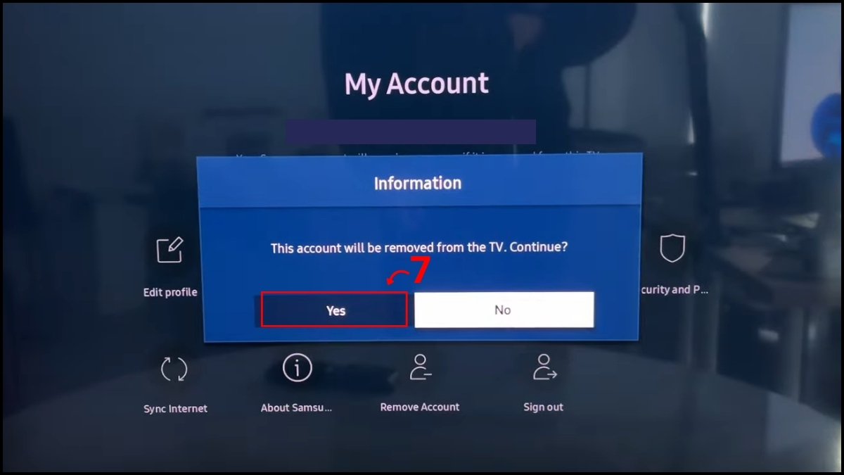 Cách đăng xuất hoặc xóa tài khoản Samsung khỏi tivi
