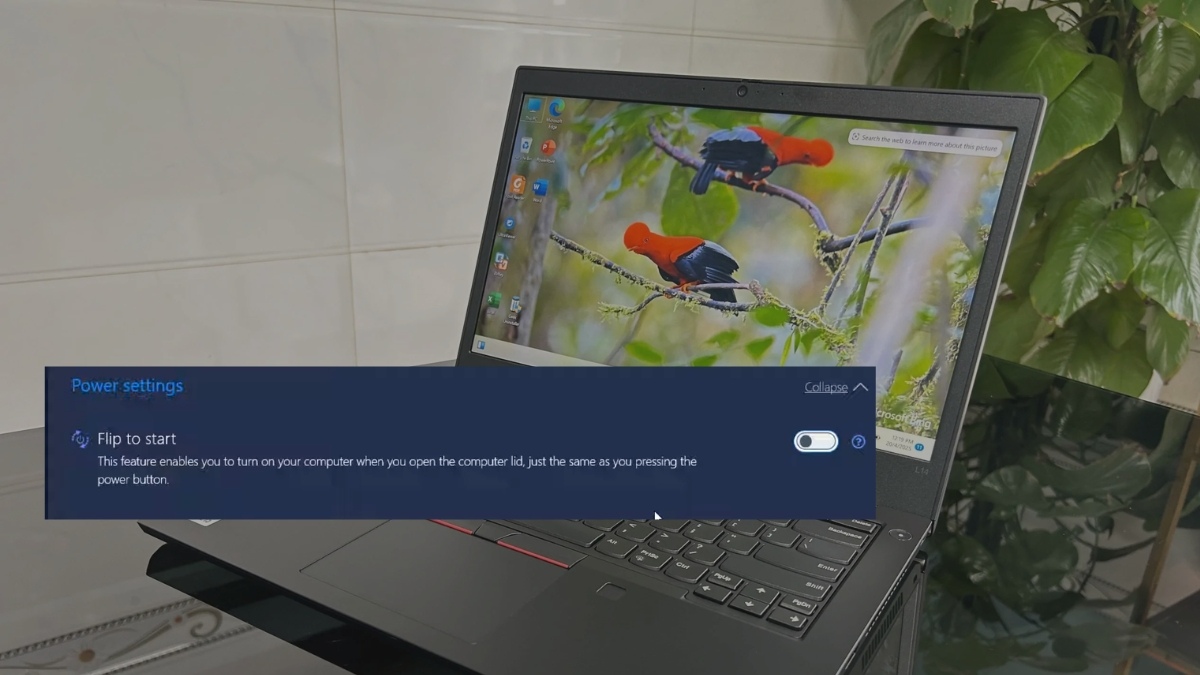 Chế độ tự mở máy trên laptop Lenovo