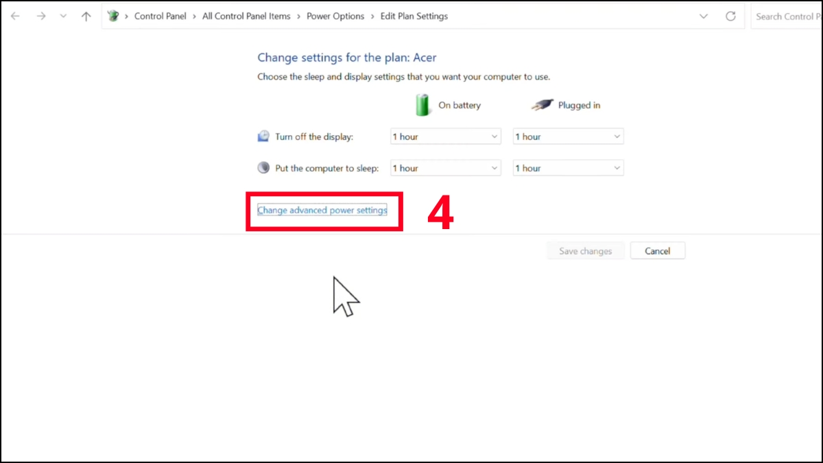 Tắt chế độ tự mở máy trên laptop Lenovo bằng cách tắt chế độ Wake Timer