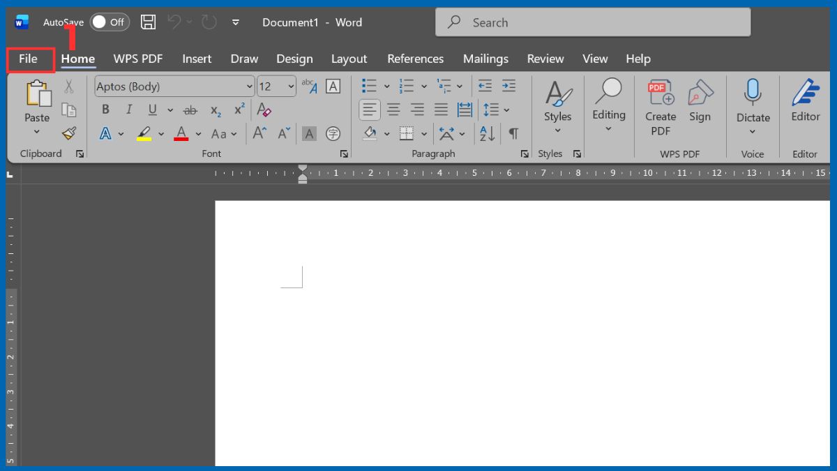 Thiết lập mặc định Zoom cho Word để mặc định hiển thị 1 trang trong Word