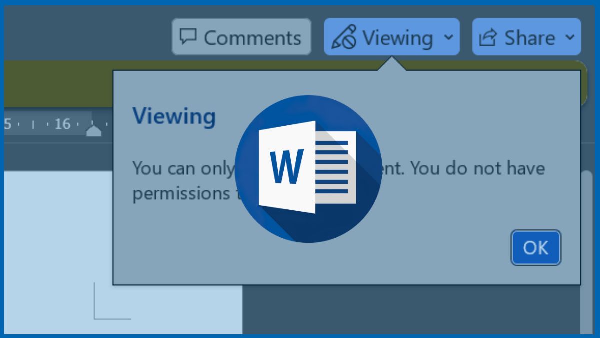 Dấu hiệu nhận biết đang ở chế độ Read Only