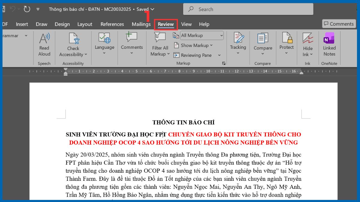 Tắt Read Only bằng tính năng Restrict Editing
