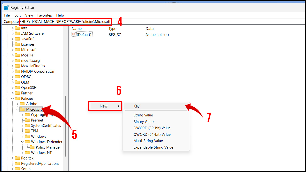Sử dụng Registry Editor để vô hiệu hóa Edge