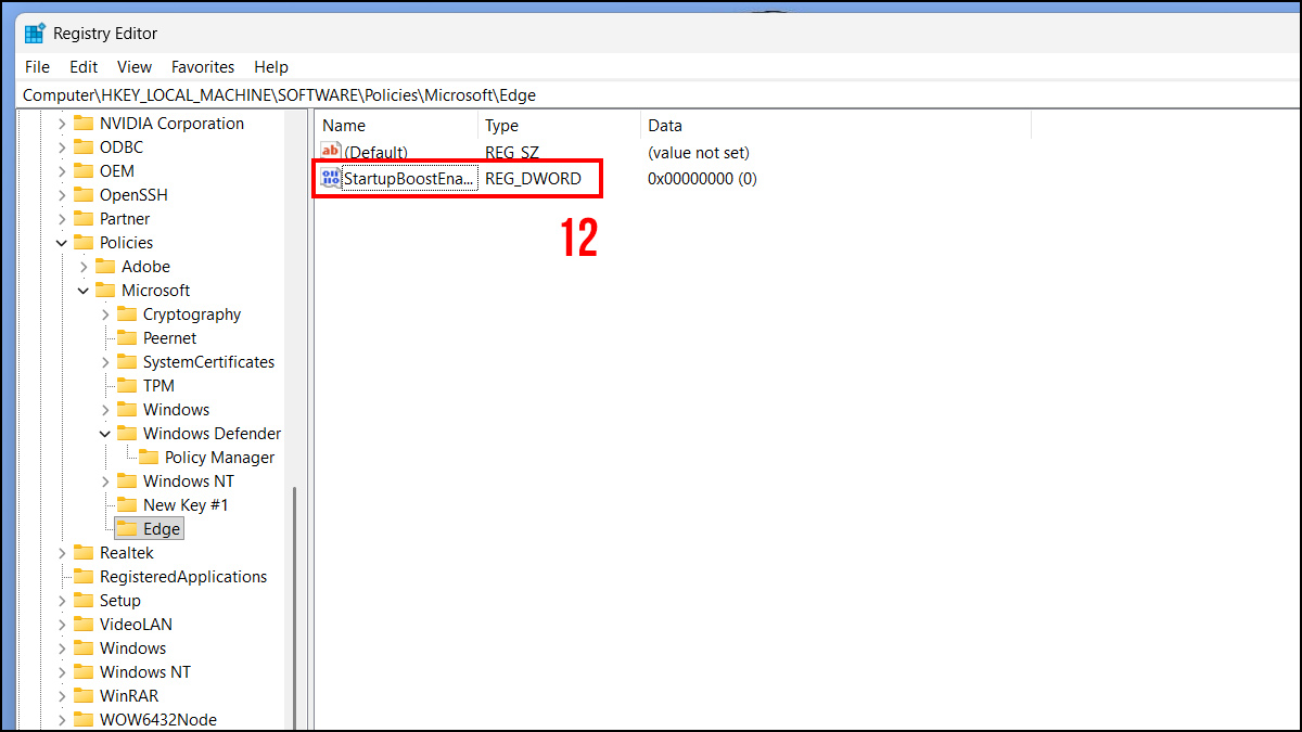 Sử dụng Registry Editor để vô hiệu hóa Edge