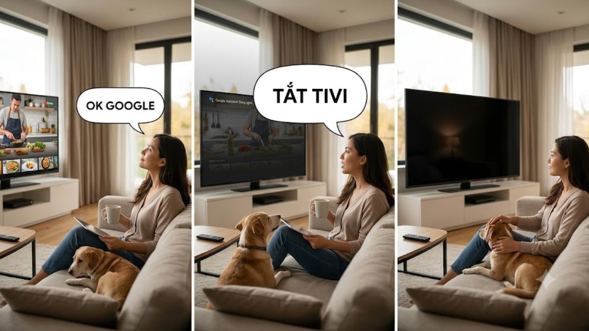 Tắt bằng trợ lý giọng nói