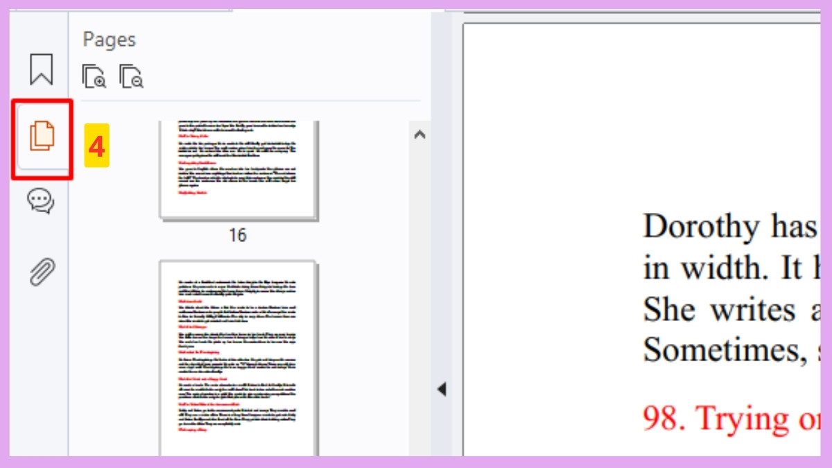 Cách chuyển trang trong PDF bằng Foxit Reader