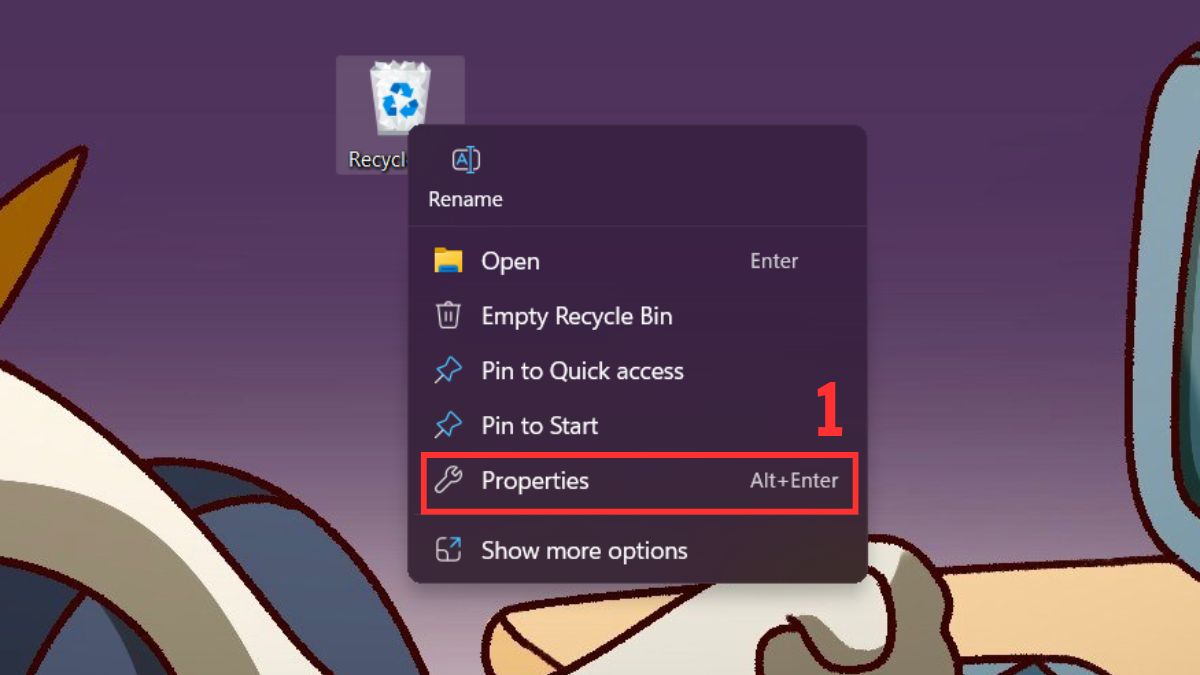 Xóa file không qua thùng rác