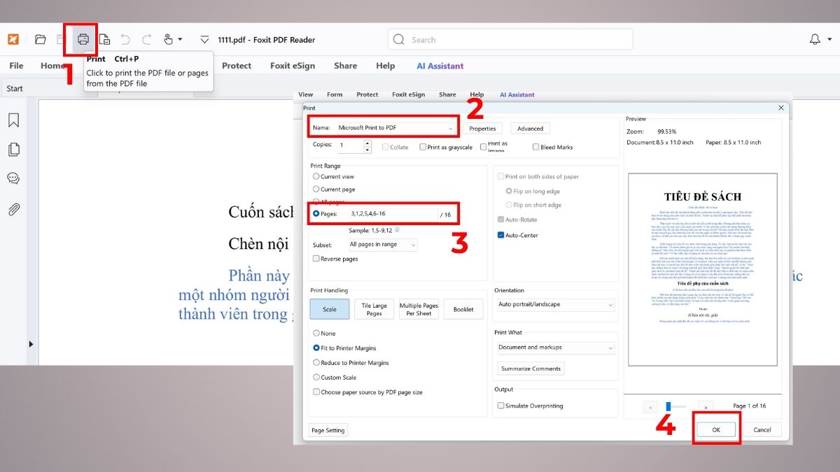 Cách thay đổi thứ tự file PDF đơn giản