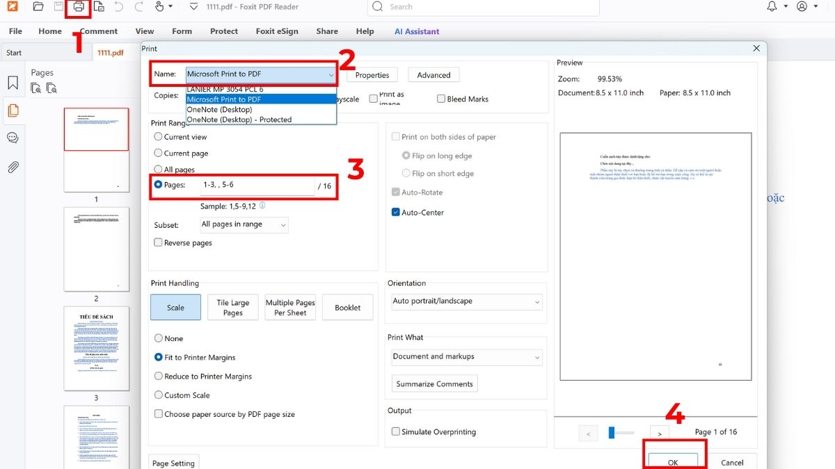 Cách xóa bớt trang PDF