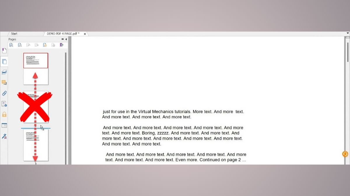 Không thể kéo – thả để di chuyển trang