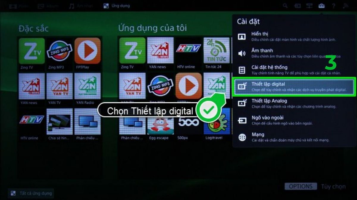 Cách dò kênh VTV trên Android TV/Google TV