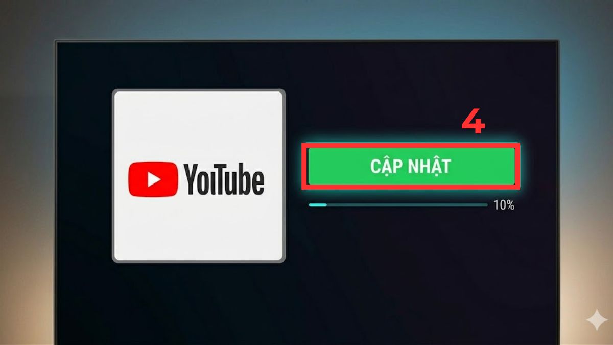 Cập nhật ứng dụng YouTube