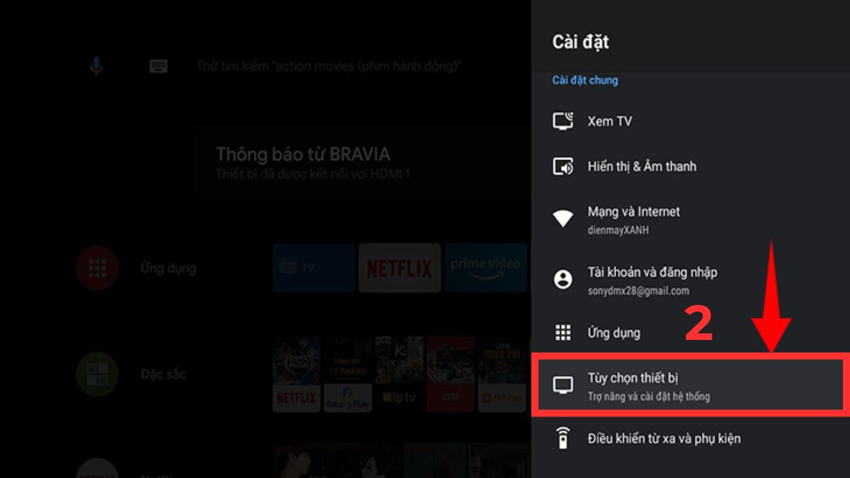 Vào Cập nhật phần mềm hệ thống trong Cài đặt