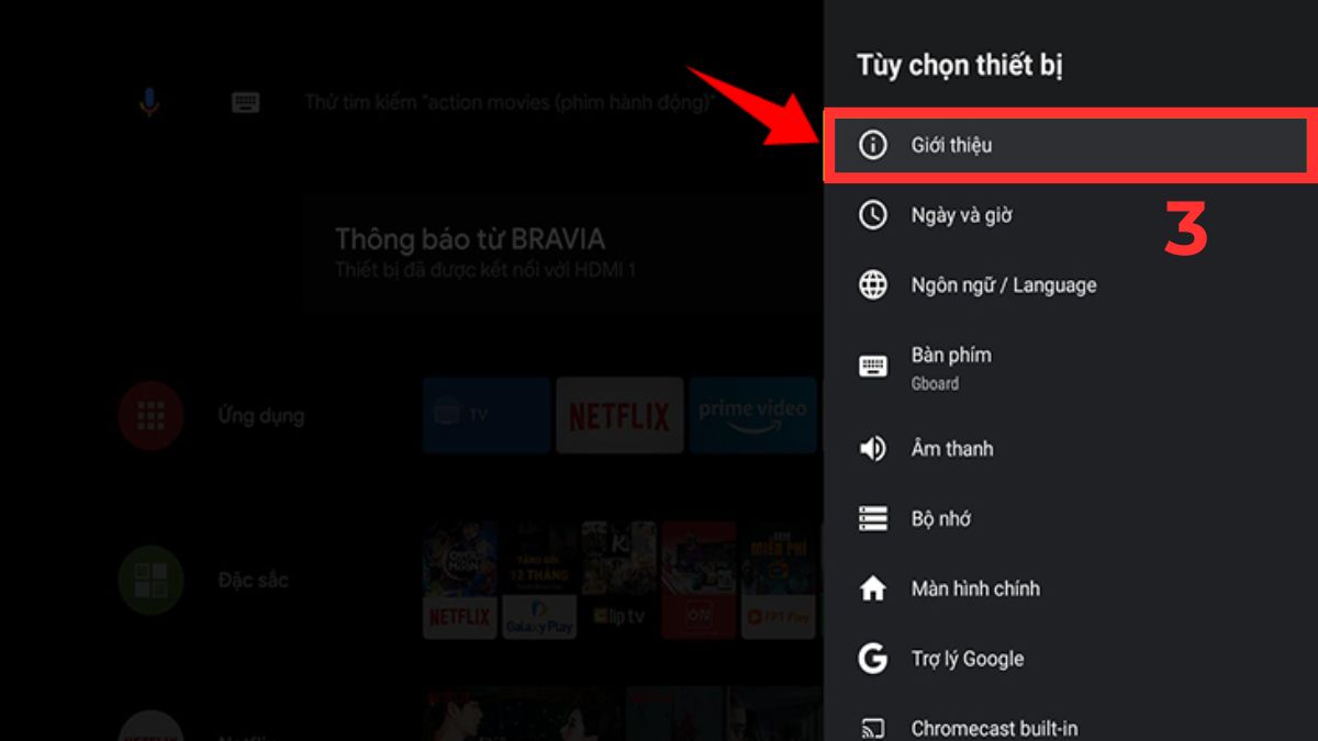 Vào Cập nhật phần mềm hệ thống trong Cài đặt