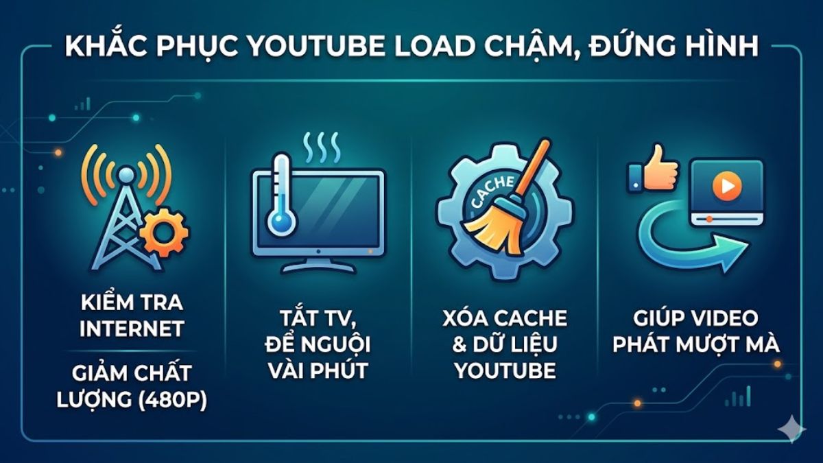 Video phát chậm hoặc bị giật, đứng hình