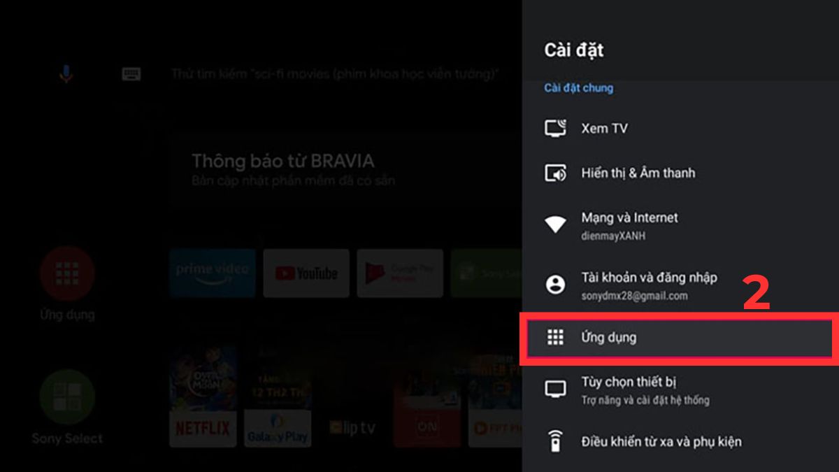 Xóa cache và dữ liệu ứng dụng YouTube để khắc phục tình trạng không vào được ứng dụng